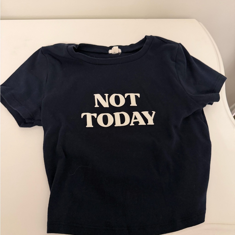 Garage Dark Blue 'Not Today' Tee
